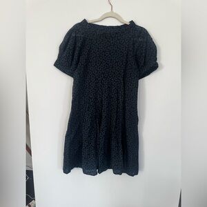 Marc by Marc Jacobs Babydoll Heart Print Dress Size M y2k 90s black blue